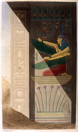 Winged Maat relief from KV11
